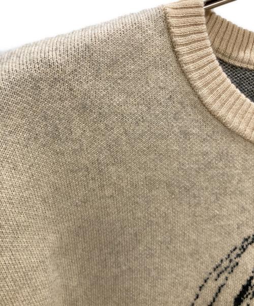 X-LARGE（エクストララージ）X-LARGE (エクストララージ) XLARGE×DEATHNOTE MISA KNITSWEATER カーキ サイズ:Mの古着・服飾アイテム