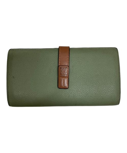 LOEWE（ロエベ）LOEWE (ロエベ) バーティカルウォレット ラージ グリーンの古着・服飾アイテム