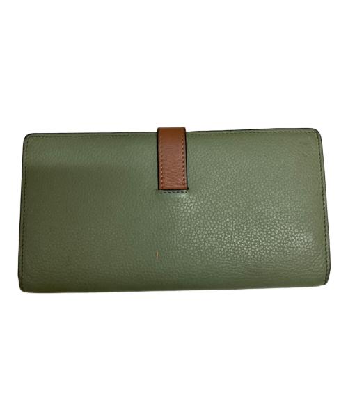 LOEWE（ロエベ）LOEWE (ロエベ) バーティカルウォレット ラージ グリーンの古着・服飾アイテム