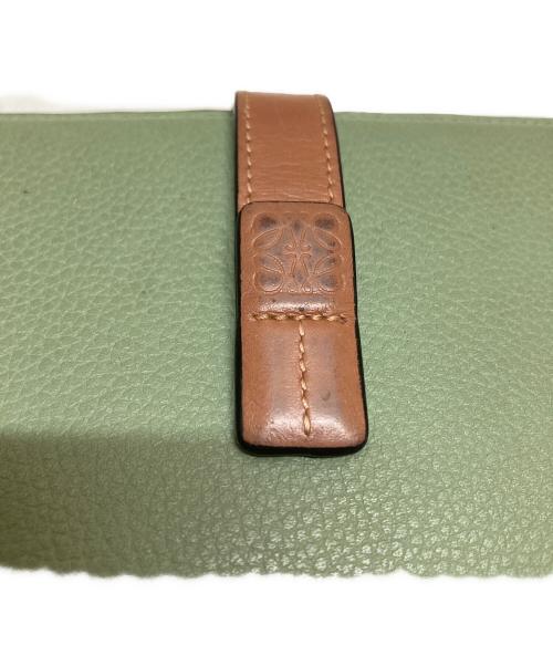 LOEWE（ロエベ）LOEWE (ロエベ) バーティカルウォレット ラージ グリーンの古着・服飾アイテム