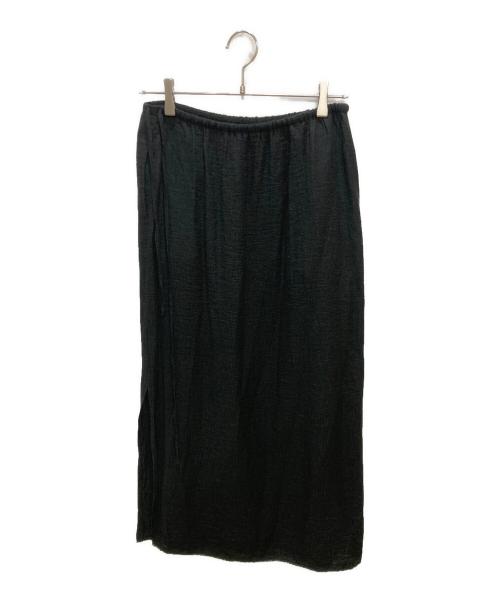 Demi-Luxe Beams（デミルクス ビームス）Demi-Luxe Beams (デミルクス ビームス) リネンレーヨン ペンシルスカート ブラック サイズ:Mの古着・服飾アイテム