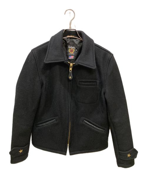 Schott（ショット）Schott (ショット) 32zウールCPOジャケット ネイビー(ブラックに近い) サイズ:34の古着・服飾アイテム