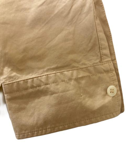 DRESSEDUNDRESSED（ドレスドアンドレスド）DRESSEDUNDRESSED (ドレスドアンドレスド) シアー切替シャツ カーキ サイズ:3の古着・服飾アイテム