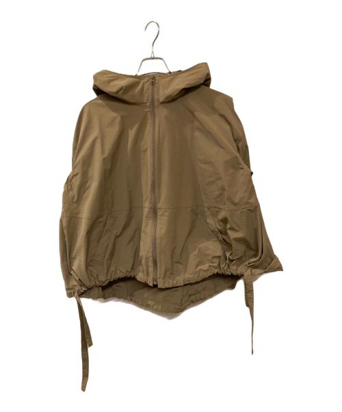 journal standard luxe（ジャーナルスタンダード ラックス）journal standard luxe (ジャーナルスタンダード ラックス) メモリータフタフードブルゾン ベージュ サイズ:Sの古着・服飾アイテム