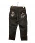 X-LARGE (エクストララージ) ALLOVER CIRCLE XL DENIM PANTS ブラック サイズ: 81cm (W32)：8000円