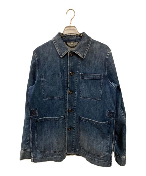 BURBERRY（バーバリー）BURBERRY (バーバリー) USED加工デニムカバーオール インディゴ サイズ:50の古着・服飾アイテム
