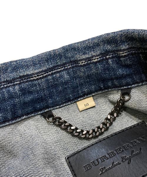 BURBERRY（バーバリー）BURBERRY (バーバリー) USED加工デニムカバーオール インディゴ サイズ:50の古着・服飾アイテム
