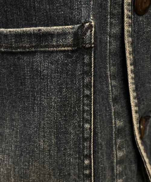 BURBERRY（バーバリー）BURBERRY (バーバリー) USED加工デニムカバーオール インディゴ サイズ:50の古着・服飾アイテム