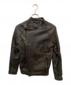 CHRISTIAN PEAUクリスチャンポー）の古着「ラムレザーアビエイタージャケット」｜ブラック