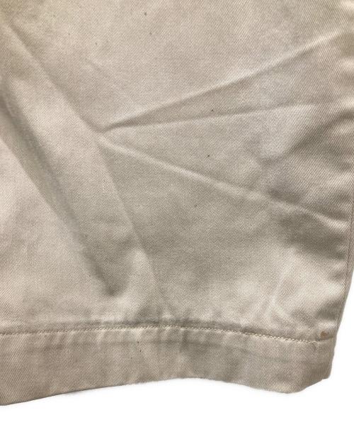 TROUSERS（トラウザーズ）TROUSERS (トラウザーズ) タックパンツ ベージュ サイズ:印字消えのため解読不可の古着・服飾アイテム