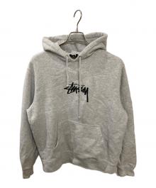 stussy（ステューシー）の古着「STOCK LOGO/プルオーバーパーカー」｜グレー