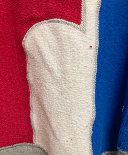 A BATHING APE（ア ベイシング エイプ）A BATHING APE (ア ベイシング エイプ) RUSSELL ATHLETIC (ラッセルアスレチック) SHARK FULL ZIP HOODIE / シャークパーカー ブルー×レッド サイズ:XLの古着・服飾アイテム