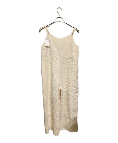 Spick and Span（スピック＆スパン）Spick and Span (スピック＆スパン) ドットジャガードサロペット アイボリー サイズ:38の古着・服飾アイテム