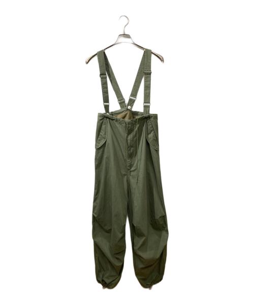BEAMS BOY（ビームスボーイ）BEAMS BOY (ビームスボーイ) US ARMY オーバー パンツ / ミリタリー サロペット オリーブ サイズ:Freeの古着・服飾アイテム