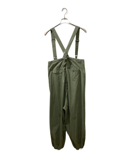BEAMS BOY（ビームスボーイ）BEAMS BOY (ビームスボーイ) US ARMY オーバー パンツ / ミリタリー サロペット オリーブ サイズ:Freeの古着・服飾アイテム