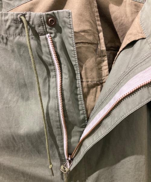 BEAMS BOY（ビームスボーイ）BEAMS BOY (ビームスボーイ) US ARMY オーバー パンツ / ミリタリー サロペット オリーブ サイズ:Freeの古着・服飾アイテム