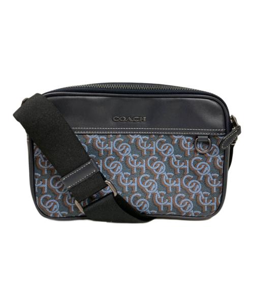 COACH（コーチ）COACH (コーチ) グラハム クロスボディ・シグネチャーバッグ ネイビーの古着・服飾アイテム