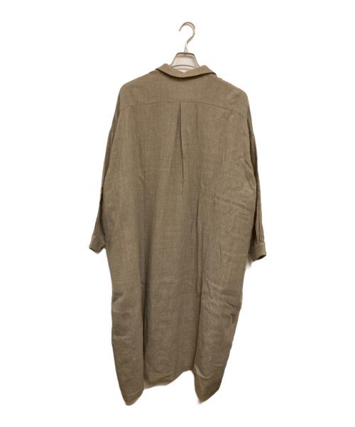 nest Robe（ネストローブ）nest Robe (ネストローブ) ウールワンピース ベージュ サイズ:Freeの古着・服飾アイテム