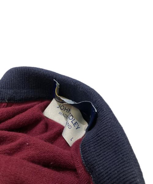 JOHN SMEDLEY（ジョンスメドレー）JOHN SMEDLEY (ジョンスメドレー) FRED PERRY (フレッドペリー) 襟付カットソー レッド サイズ:Lの古着・服飾アイテム