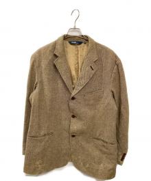 POLO RALPH LAUREN（ポロ・ラルフローレン）の古着「古着コットンウールツイードテーラードジャケット」｜ブラウン