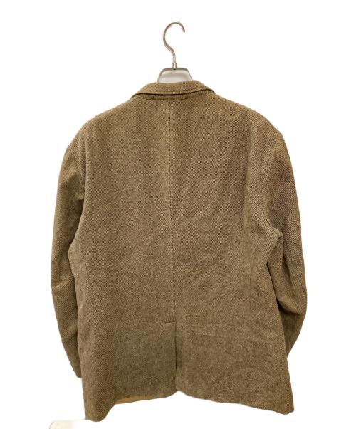 POLO RALPH LAUREN（ポロ・ラルフローレン）POLO RALPH LAUREN (ポロ・ラルフローレン) 古着コットンウールツイードテーラードジャケット ブラウン サイズ:XLの古着・服飾アイテム