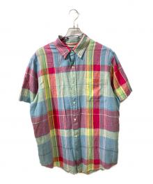 POLO RALPH LAUREN（ポロ・ラルフローレン）の古着「半袖チェックシャツ」｜ブルー×レッド