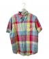 POLO RALPH LAUREN（ポロ・ラルフローレン）の古着「半袖チェックシャツ」｜ブルー×レッド