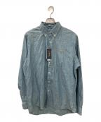 POLO RALPH LAURENポロ・ラルフローレン）の古着「シャンブレーシャツ」｜インディゴ