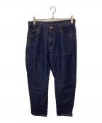 中川政七商店ナカガワマサシチショウテン）の古着「リネンデニムパンツ」｜インディゴ