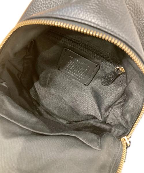 COACH（コーチ）COACH (コーチ) レザーミニバックパック ブラックの古着・服飾アイテム