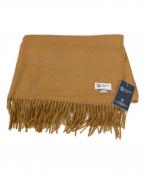 JOHNSTONS OF ELGINジョンストンズオブエルガン）の古着「カシミヤマフラー」｜ベージュ