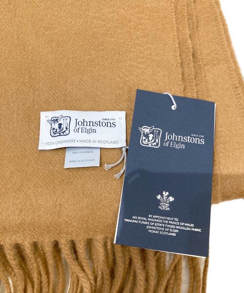 JOHNSTONS OF ELGIN（ジョンストンズオブエルガン）JOHNSTONS OF ELGIN (ジョンストンズオブエルガン) カシミヤマフラー ベージュの古着・服飾アイテム