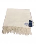 JOHNSTONS OF ELGINジョンストンズオブエルガン）の古着「カシミヤマフラー」｜アイボリー