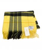 JOHNSTONS OF ELGIN×green label relaxingジョンストンズオブエルガン×グリーンレーベルリラクシング）の古着「カシミヤ混マフラー」｜イエロー