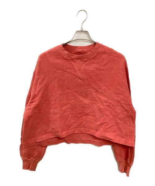 THE NORTHFACE PURPLELABEL（ザ・ノースフェイス パープルレーベル）THE NORTHFACE PURPLELABEL (ザ・ノースフェイス パープルレーベル) ロングスリーブクロップドTシャツ オレンジ サイズ:Mの古着・服飾アイテム