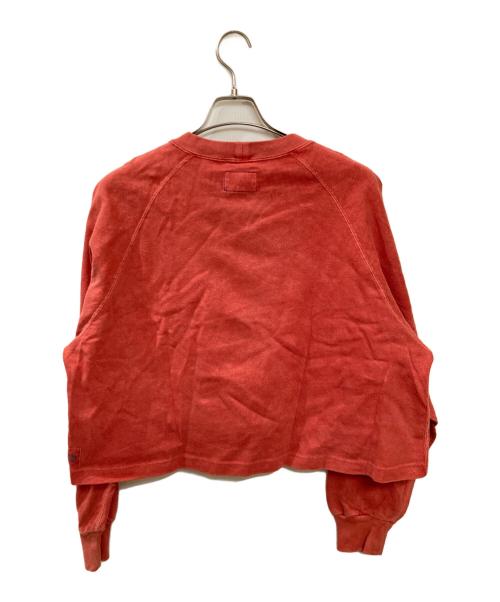 THE NORTHFACE PURPLELABEL（ザ・ノースフェイス パープルレーベル）THE NORTHFACE PURPLELABEL (ザ・ノースフェイス パープルレーベル) ロングスリーブクロップドTシャツ オレンジ サイズ:Mの古着・服飾アイテム