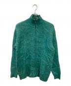 Needlesニードルズ）の古着「Zipped Mohair Cardigan」｜グリーン