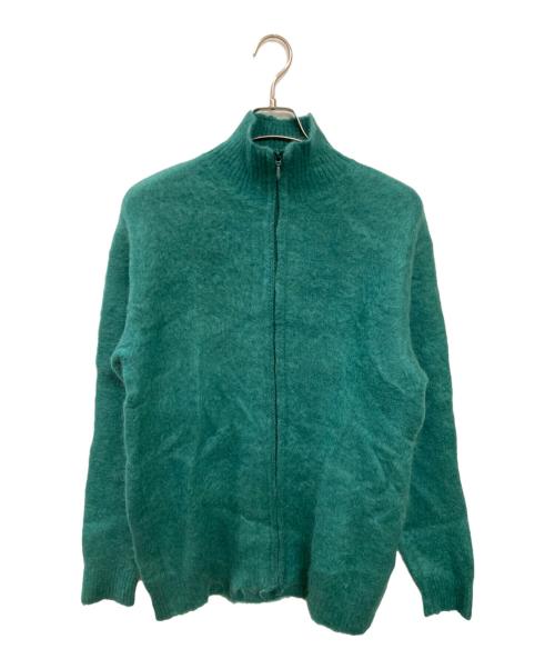 Needles（ニードルズ）Needles (ニードルズ) Zipped Mohair Cardigan グリーン サイズ:Lの古着・服飾アイテム