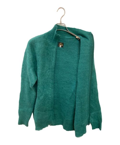 Needles（ニードルズ）Needles (ニードルズ) Zipped Mohair Cardigan グリーン サイズ:Lの古着・服飾アイテム