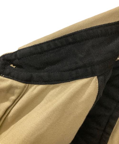 kansai international（カンサイインターナショナル）kansai international (カンサイインターナショナル) 90S 刺繍切替ショートジャケット ベージュ サイズ:Mの古着・服飾アイテム