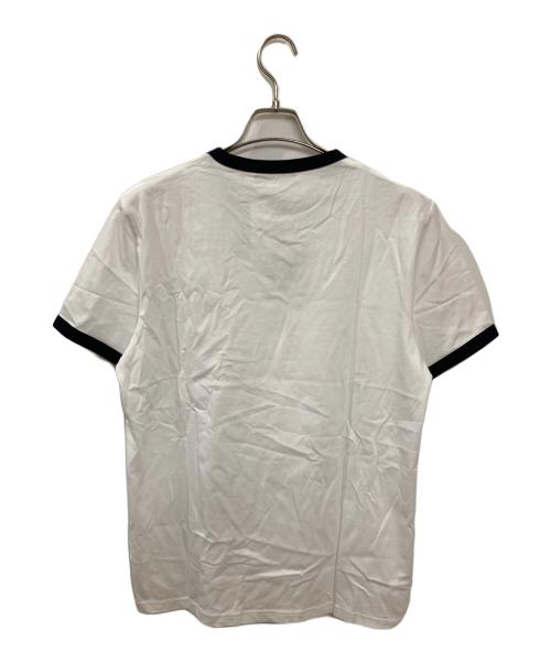 FRED PERRY（フレッドペリー）FRED PERRY (フレッドペリー) 刺繍リンガーTシャツ ホワイト サイズ:Mの古着・服飾アイテム
