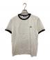 FRED PERRY（フレッドペリー）の古着「刺繍リンガーTシャツ」｜ホワイト