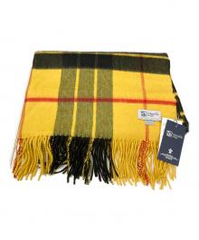 JOHNSTONS OF ELGIN（ジョンストンズオブエルガン）の古着「カシミヤ大判ストール」｜イエロー