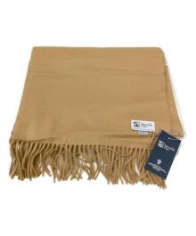 JOHNSTONS OF ELGIN（ジョンストンズオブエルガン）の古着「カシミヤ大判ストール」｜ブラウン