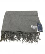 JOHNSTONS OF ELGINジョンストンズオブエルガン）の古着「カシミヤ大判ストール」｜グレー