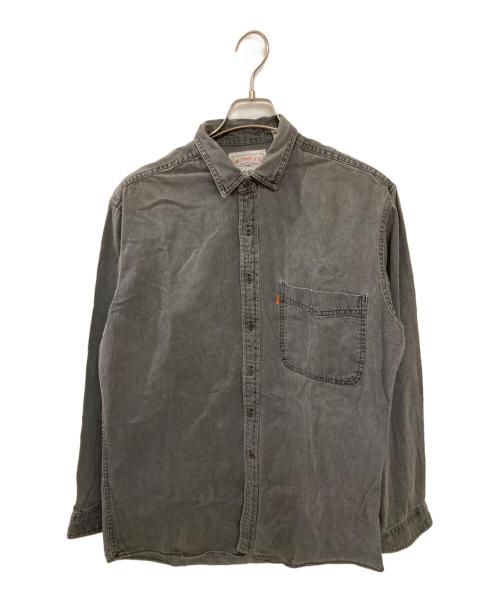 LEVI'S（リーバイス）LEVI'S (リーバイス) 90ｓブラックデニムシャツ グレー サイズ:Mの古着・服飾アイテム