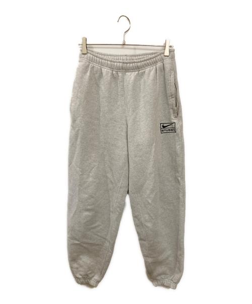 NIKE（ナイキ）NIKE (ナイキ) stussy (ステューシー) STONE WASHED FLEECE PANT グレー サイズ:Lの古着・服飾アイテム