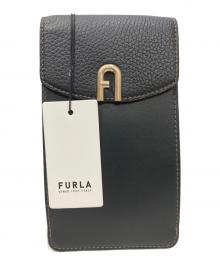 FURLA（フルラ）の古着「PRIMULA/ミニフォンケース」｜ブラック