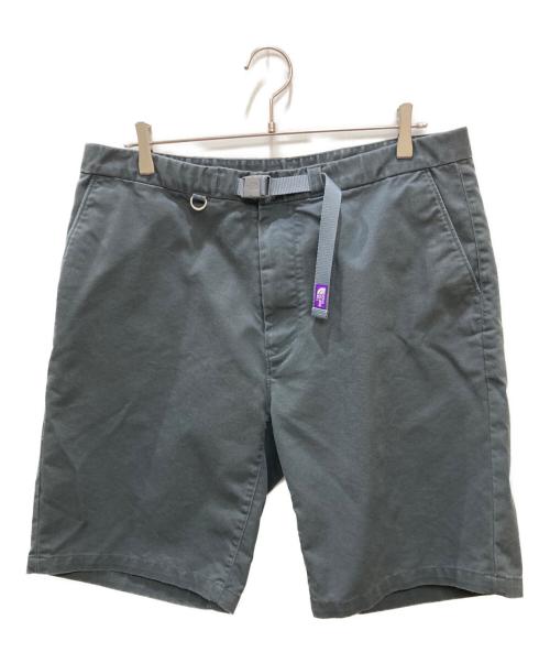 THE NORTHFACE PURPLELABEL（ザ・ノースフェイス パープルレーベル）THE NORTHFACE PURPLELABEL (ザ・ノースフェイス パープルレーベル) Stretch Twill Shorts グレー サイズ:36の古着・服飾アイテム