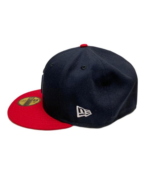 New Era（ニューエラ）New Era (ニューエラ) STANDARD CALIFORNIA (スタンダードカリフォルニア) キャップ ネイビー×レッド サイズ:7 5／8の古着・服飾アイテム
